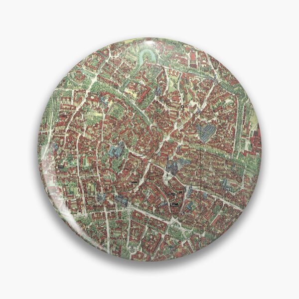 Item preview, Vintage Map of Augsburg, Germany designed and sold by Gin  Neko.