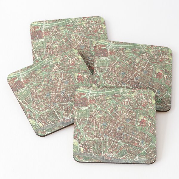 Item preview, Vintage Map of Augsburg, Germany designed and sold by Gin  Neko.