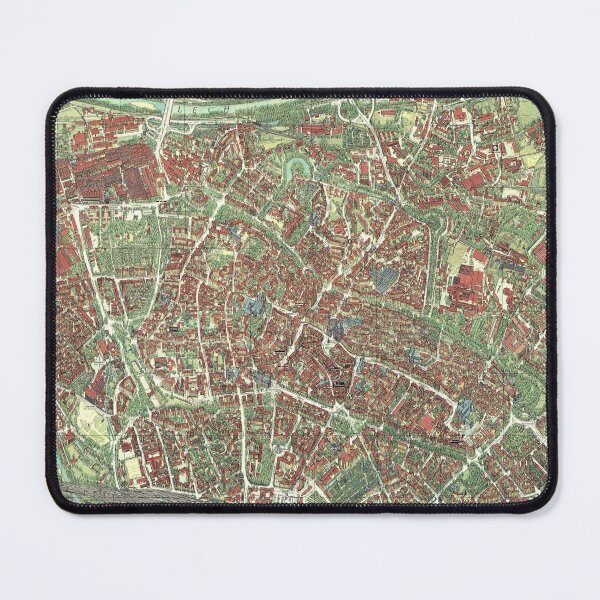 Item preview, Vintage Map of Augsburg, Germany designed and sold by Gin  Neko.