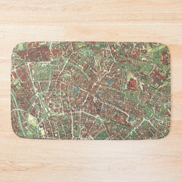 Item preview, Vintage Map of Augsburg, Germany designed and sold by Gin  Neko.