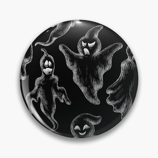 Item preview, Ghost Pattern (in white) designed and sold by BlkBearyDesigns.