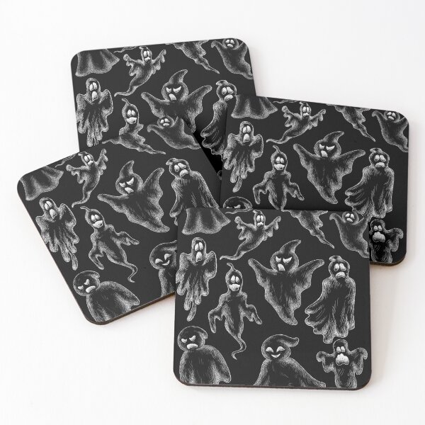 Item preview, Ghost Pattern (in white) designed and sold by BlkBearyDesigns.