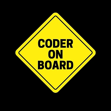 Artwork thumbnail, Coder On Board| Coding/Coder software engineer developer programmer geek STEM by brinikki