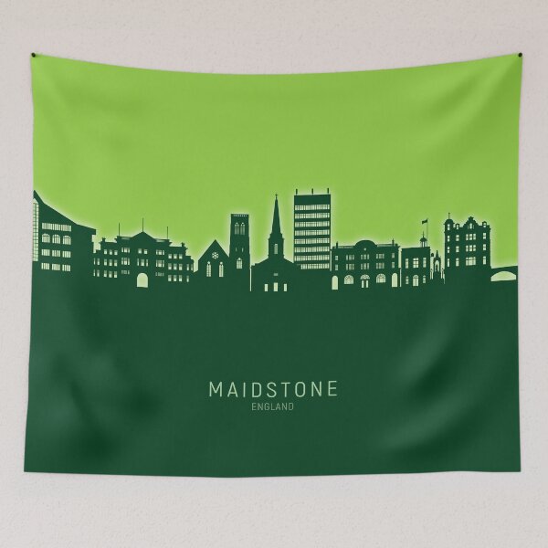 Item preview, Maidstone England Skyline designed and sold by ArtPrints.