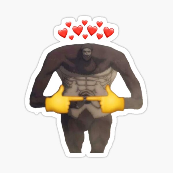 Bête Titan UwU - Attaque sur Titan Sticker