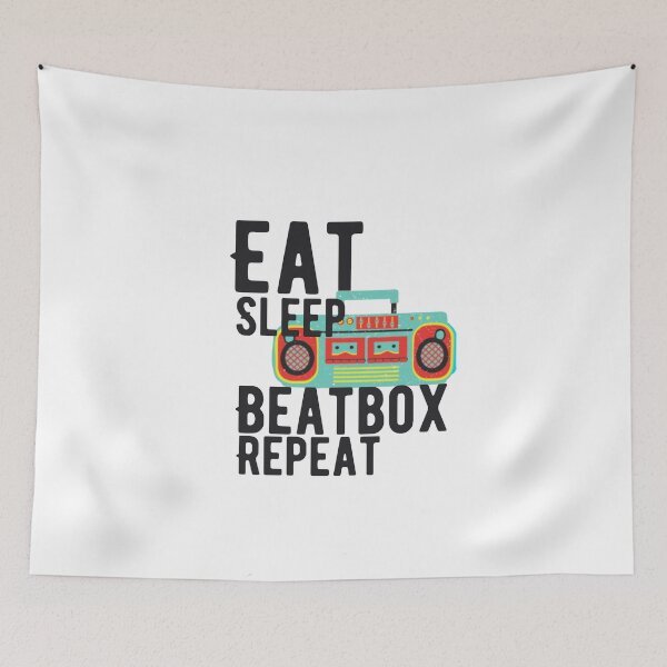 Item preview, Eat Sleep Beatbox Repeat designed and sold by papaipapai198.