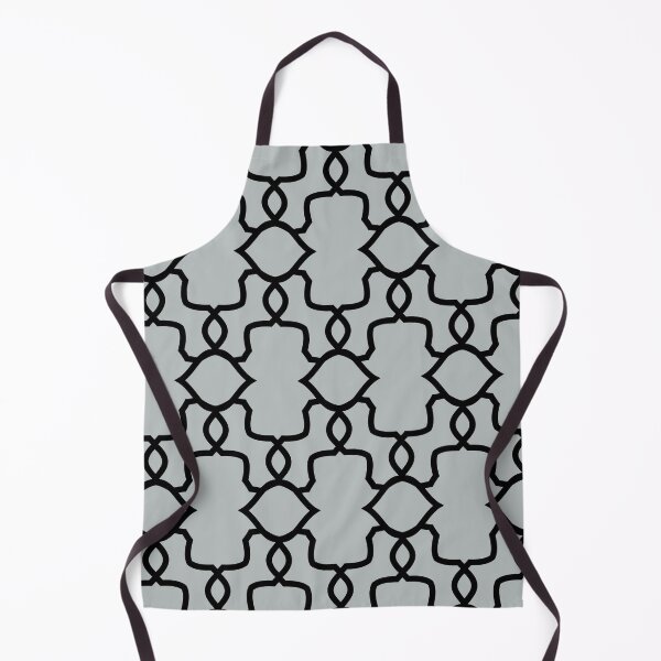 Item preview, Gray and Black Ornamental Shape Pattern 4 - 2022 Popular Color Sherwin Williams Samovar Silver SW 6233 designed and sold by ColorOfTheYears.