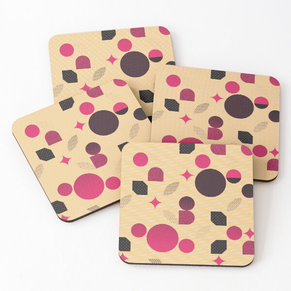 Item preview, Pink and dark star geometrics designed and sold by Lumimango.