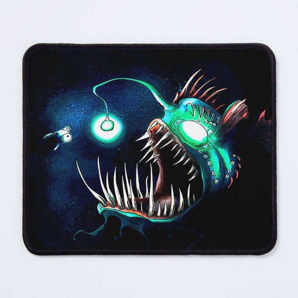 Item preview, Angler Fish with Background designed and sold by iduzarts.