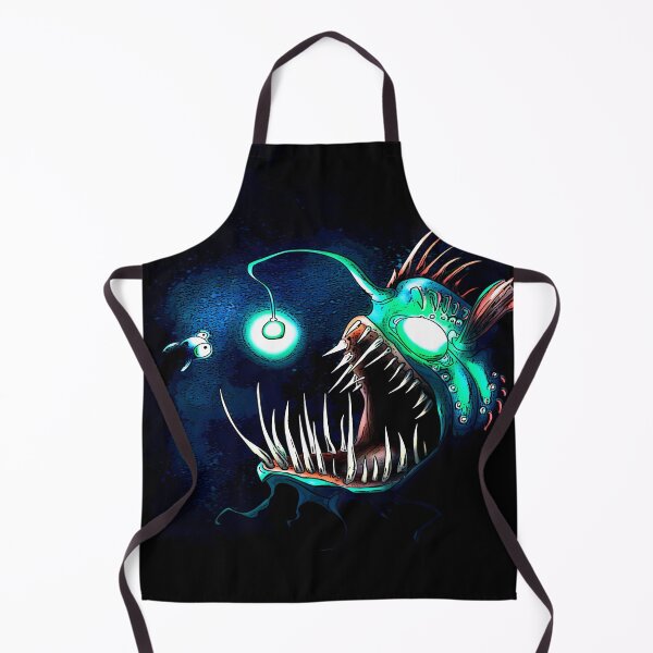 Item preview, Angler Fish with Background designed and sold by iduzarts.