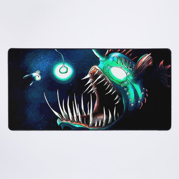 Item preview, Angler Fish with Background designed and sold by iduzarts.