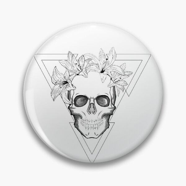 Item preview, Lilies on skull designed and sold by RafaelLima7.