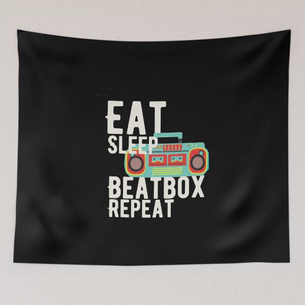Item preview, Eat Sleep Beatbox Repeat designed and sold by papaipapai198.