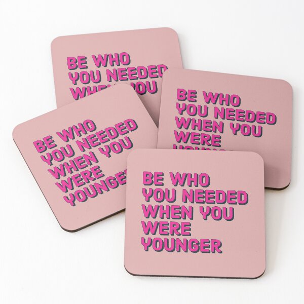 Item preview, Be who you needed when you were younger - motivational quote designed and sold by Theleochick.