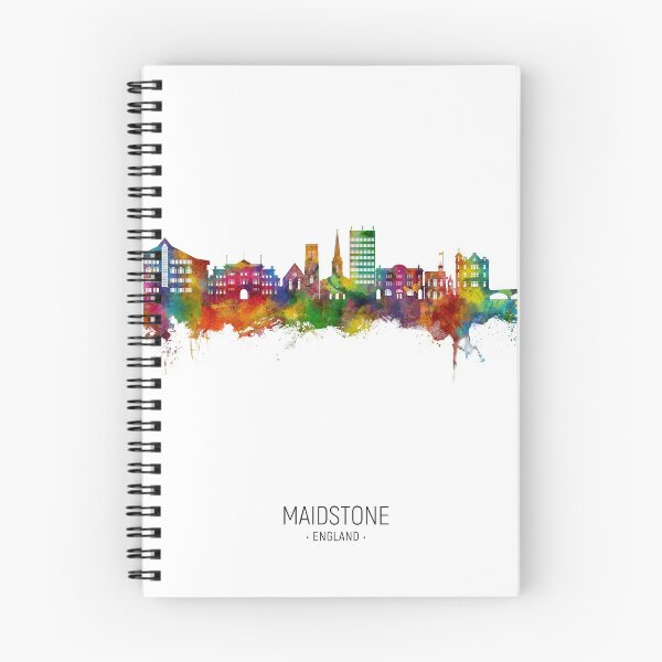 Item preview, Maidstone England Skyline designed and sold by ArtPrints.