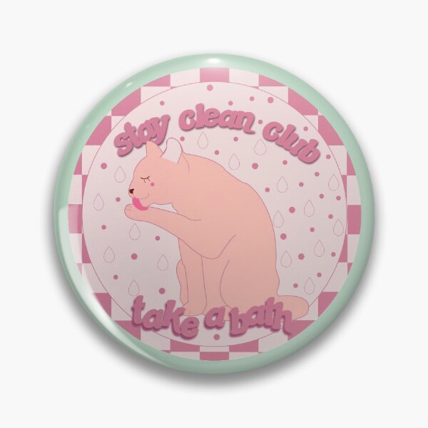 Item preview, stay clean club pink designed and sold by racharanha.