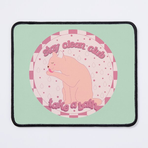 Item preview, stay clean club pink designed and sold by racharanha.