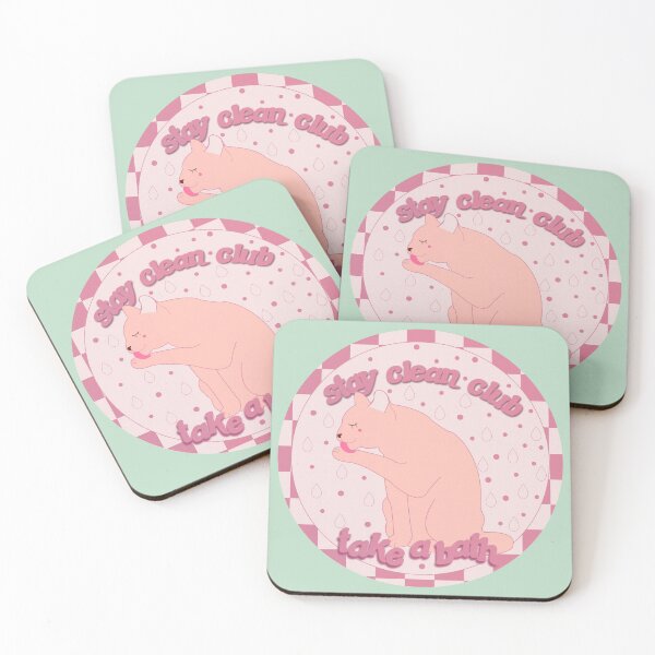 Item preview, stay clean club pink designed and sold by racharanha.