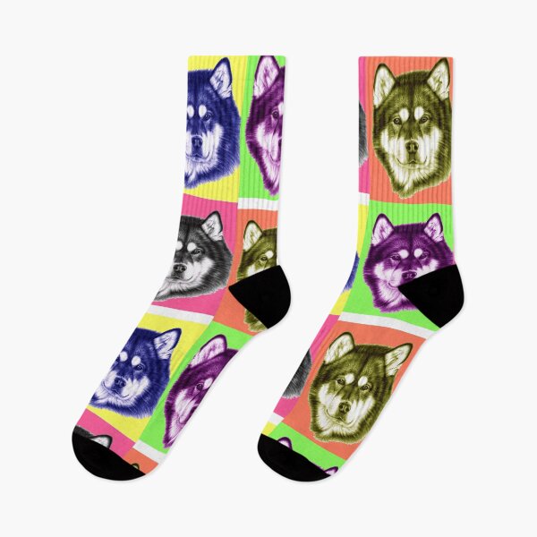 Item preview, Alaskan Malamute PopArt designed and sold by Arts & Dogs.