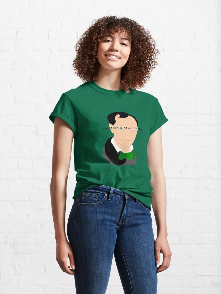 Vista alternativa de Camiseta clásica Charles Baudelaire