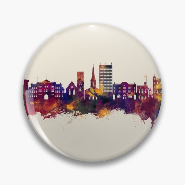 Item preview, Maidstone England Skyline designed and sold by ArtPrints.