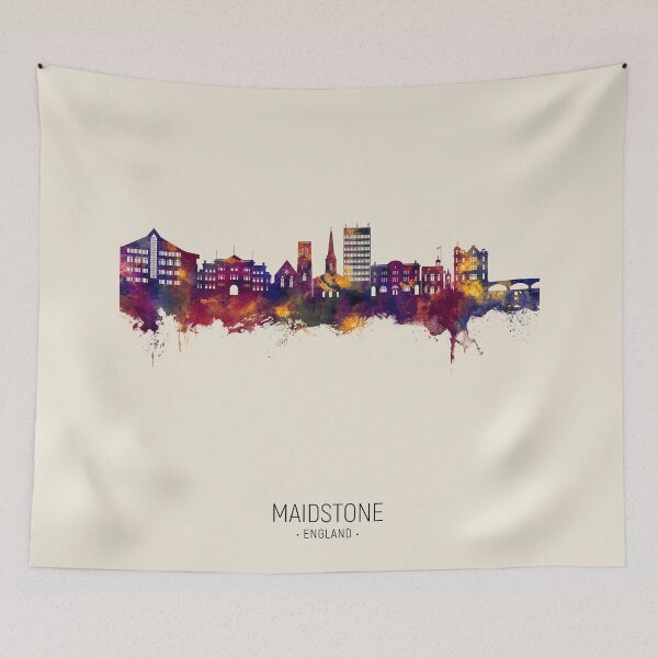 Item preview, Maidstone England Skyline designed and sold by ArtPrints.