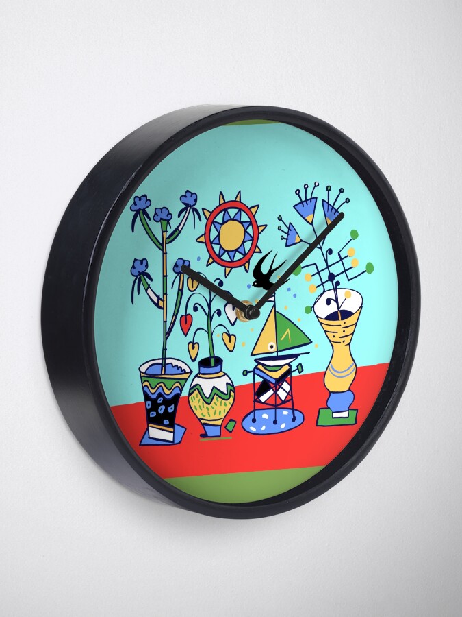 Alternative Ansicht von flower power Uhr