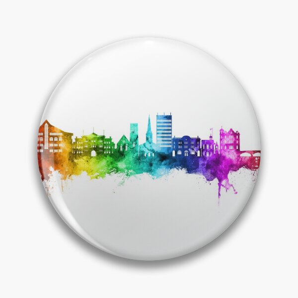 Item preview, Maidstone England Skyline designed and sold by ArtPrints.