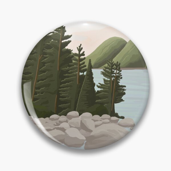 Item preview, Acadia National Park, Maine, National Parks Art, East Coast Illustrated designed and sold by marywilder.
