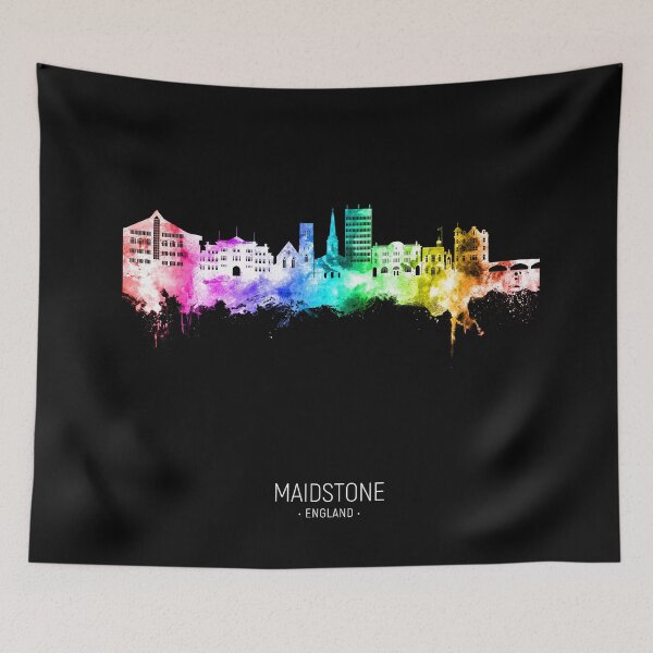 Item preview, Maidstone England Skyline designed and sold by ArtPrints.