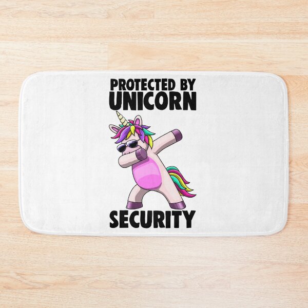 Item preview, Protected By Dabbing Unicorn Security designed and sold by Bendthetrend.