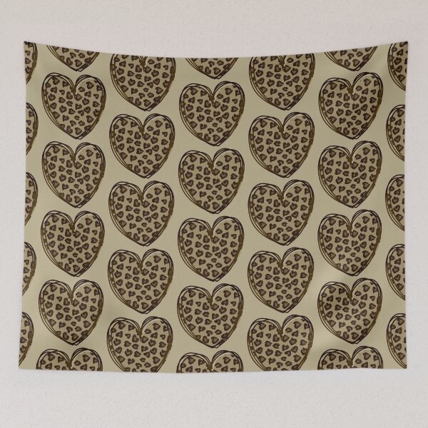 Item preview, Heart Leopard - Dark Brown designed and sold by V-Top-Design.