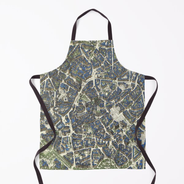 Item preview, Vintage Map of Aachen, Germany designed and sold by Gin Neko.