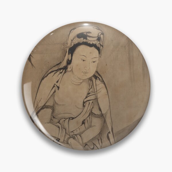 Item preview, Willow-and-Moon Kannon (Yoryu Kannon) designed and sold by japanese-ukiyoe.