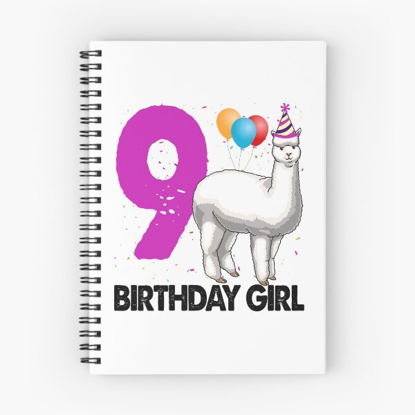 Item preview, Birthday Girl 9 Alpacas designed and sold by Bendthetrend.