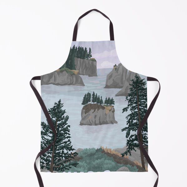 Item preview, Olympic National Park, Washington, Pacific Northwest Art, National Parks Illustrated designed and sold by marywilder.
