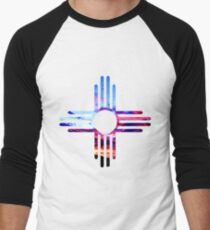 Zia Sky Men's Baseball ¾ T-Shirt