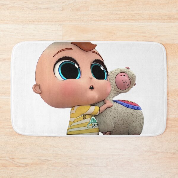 Item preview, Beautiful baby canvas with Peruvian flame stuffed animal designed and sold by chicsignzodiac.