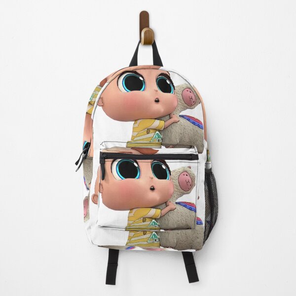 Item preview, Beautiful baby canvas with Peruvian flame stuffed animal designed and sold by chicsignzodiac.