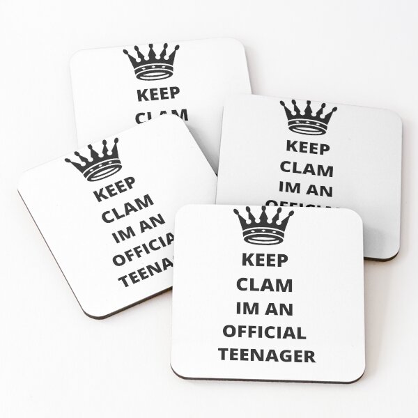 Item preview, keep calm im an official teenager designed and sold by Reo12.