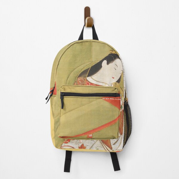 Item preview, Traditional Japanese Art: Woman Reading under a Mosquito Net - Fuhiken Tokikaze designed and sold by Naturalist Prints.