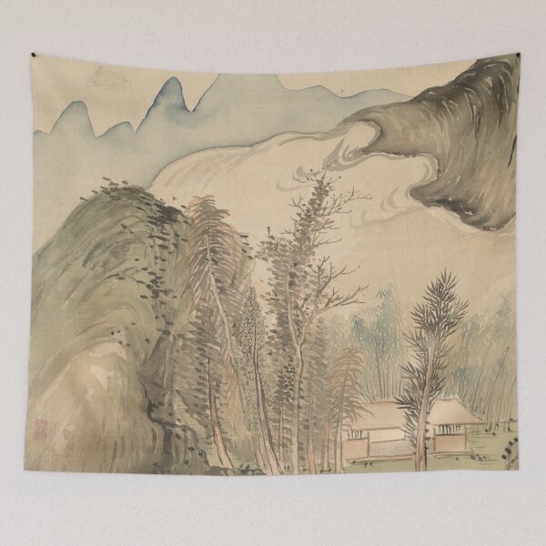 Item preview, Hut Amidst the Trees designed and sold by japanese-ukiyoe.