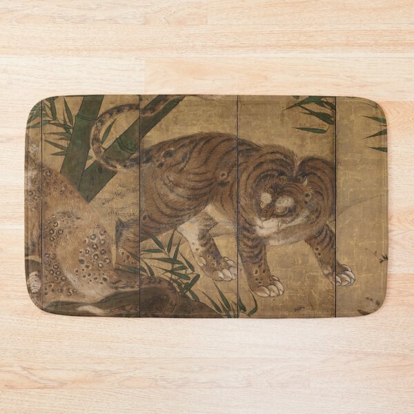 Item preview, Lions and Tigers in Peony and Bamboo designed and sold by japanese-ukiyoe.