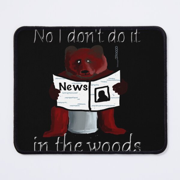Item preview, Bear on the toilet designed and sold by CottagePop.