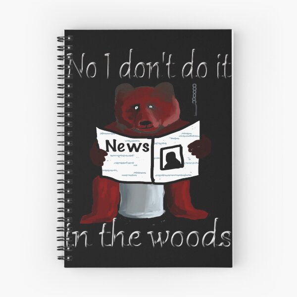 Item preview, Bear on the toilet designed and sold by CottagePop.