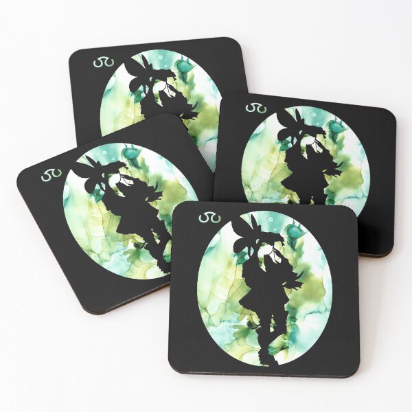 Item preview, FFXIV Scholar Silhouette on Eos inspired background designed and sold by GingerCatGifts.