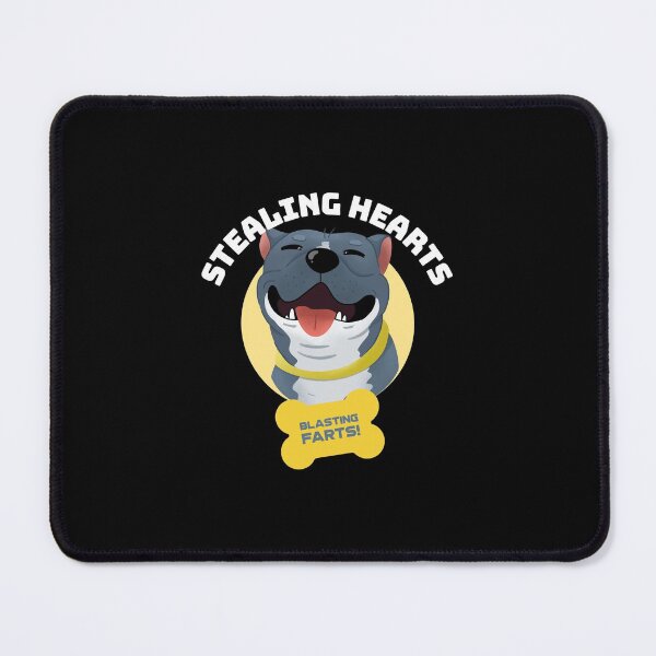 Item preview, Funny Pit Bull Stealing Hearts Blasting Farts Gift  designed and sold by Guarddogdrive.