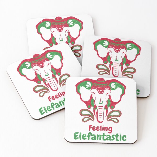 Item preview, Feeling Elefantastic. Colorful Good Luck Elephant designed and sold by Rebel-Design.