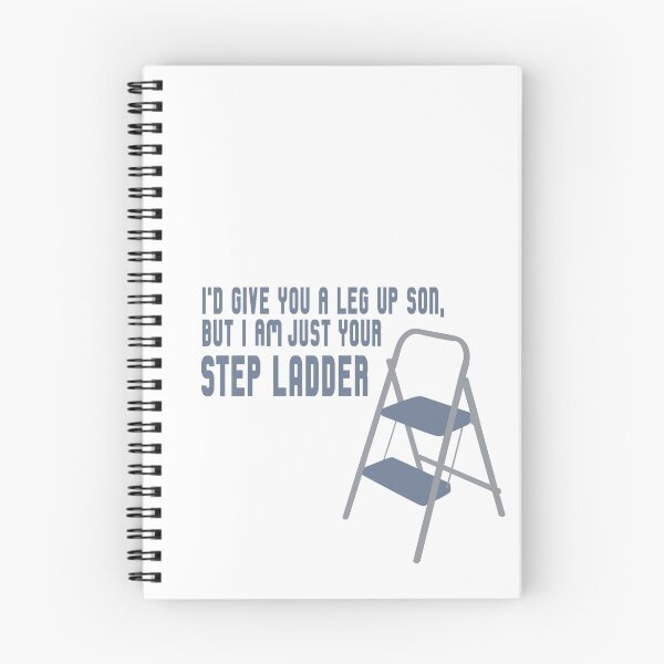 Item preview, Step ladder step father humor leg up fun designed and sold by Sarah Trett.