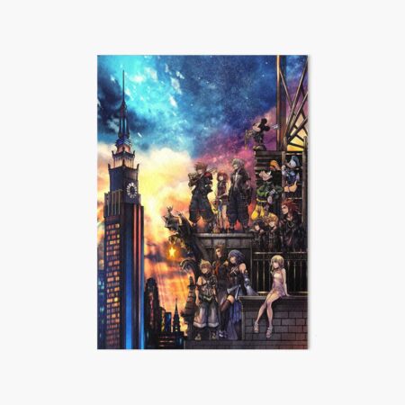 Kingdom Hearts 4 Cover  Art Board Print for Sale by joseanimates